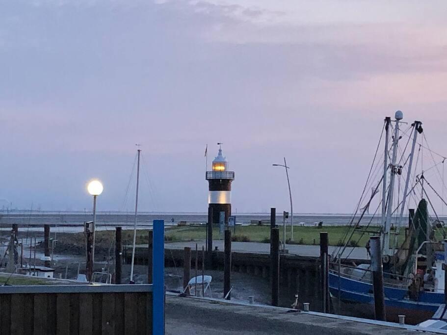 Wohnung "Strandturm" In Wremen Am Deich Eksteriør bilde